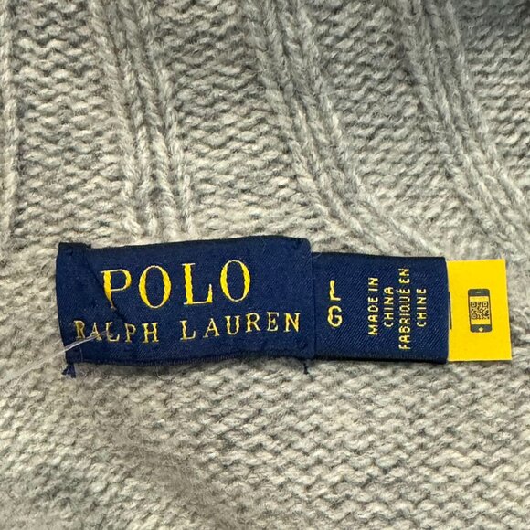Polo Ralph Lauren Women Cashmere Casual Sweaters Gray L - Picture 5 of 9